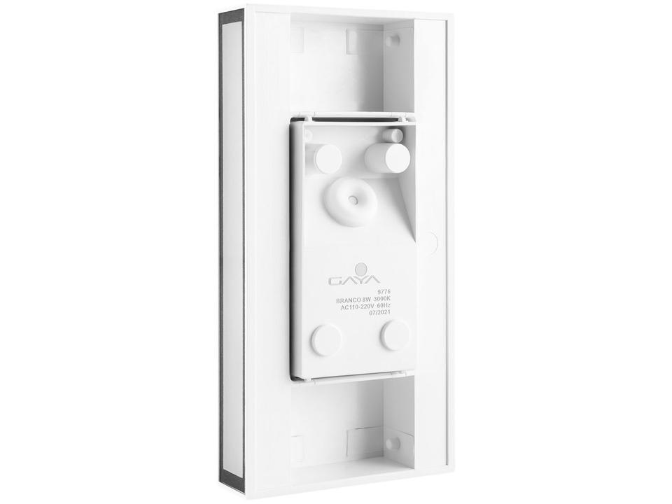 Arandela Externa de Efeito Preta LED 8W - 4