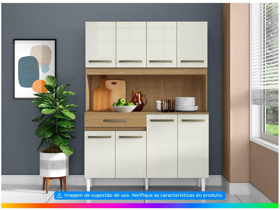 Armário de Cozinha Compacta Aramóveis Cleo 8 Portas - 3