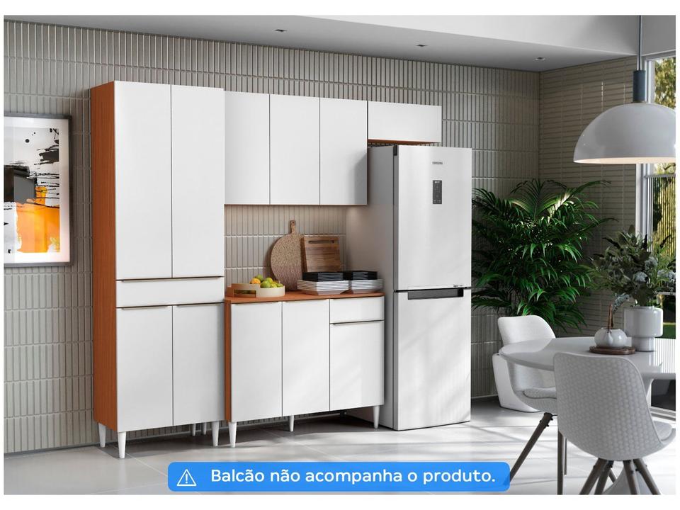 Armário de Cozinha Compacta Aramóveis Prime 8 Portas 1 Gaveta - 2