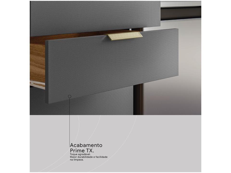 Armário de Cozinha Compacta Demóbile Alba com Balcão 8 Portas 2 Gavetas - 3