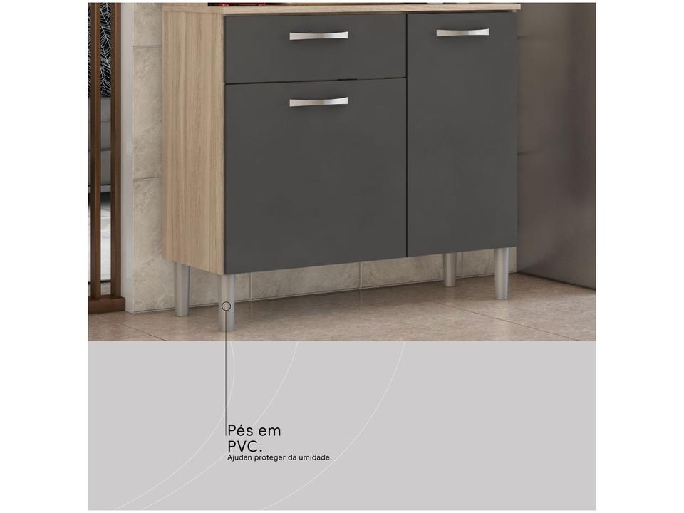 Armário de Cozinha Compacta Demobile Malta 4 Portas - 6