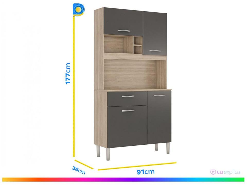 Armário de Cozinha Compacta Demobile Malta - 2