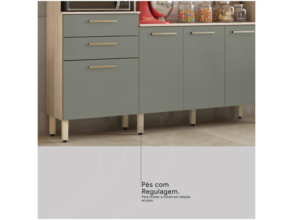 Armário de Cozinha Compacta Demóbile Select 2 Gavetas - 8