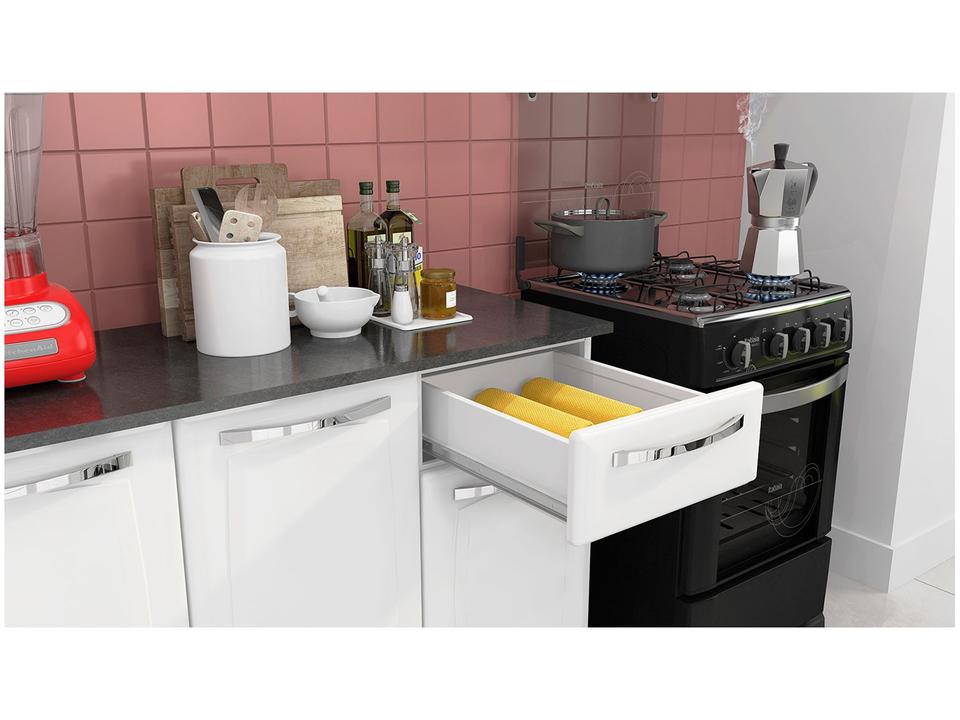 Armário de Cozinha Compacta Itatiaia Amanda Aço com Balcão 10 Portas 1 Gaveta - 8