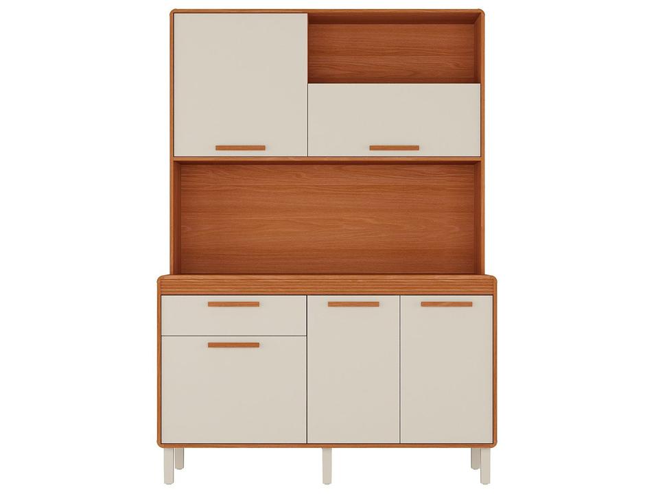 Armário de Cozinha Compacta Itatiaia Dunas Com Nicho 5 Portas 1 Gaveta 1,40M - 7