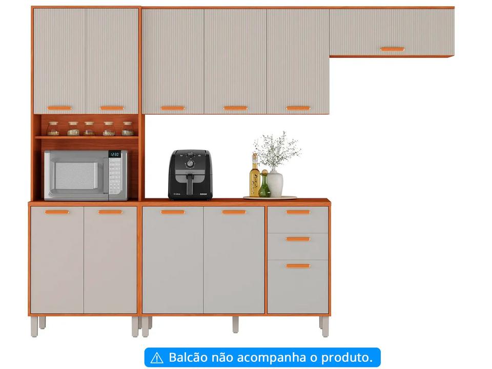 Armário de Cozinha Compacta Itatiaia Itafriz 8 Portas - 1