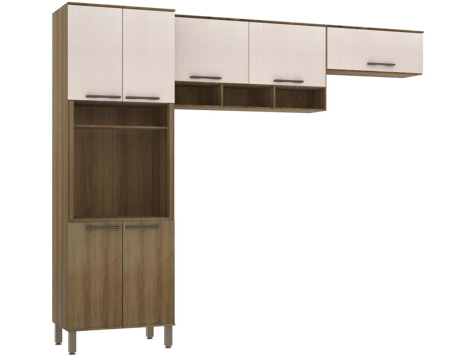 Armário de Cozinha Compacta Luciane Suíça 7 Portas - 5