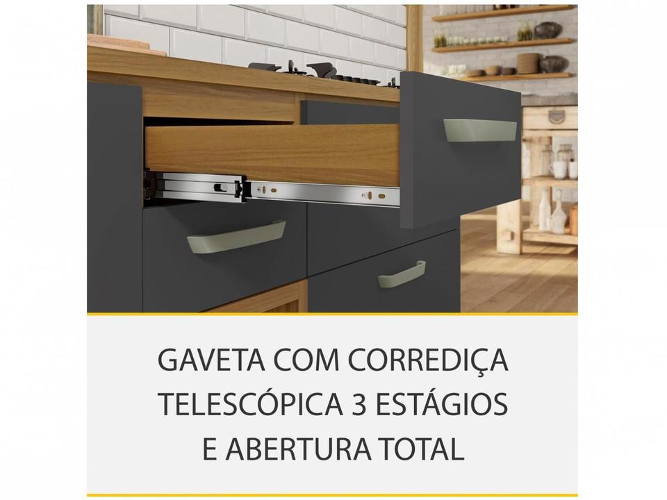 Armário de Cozinha Compacta Nesher Realeza Nicho para - 9
