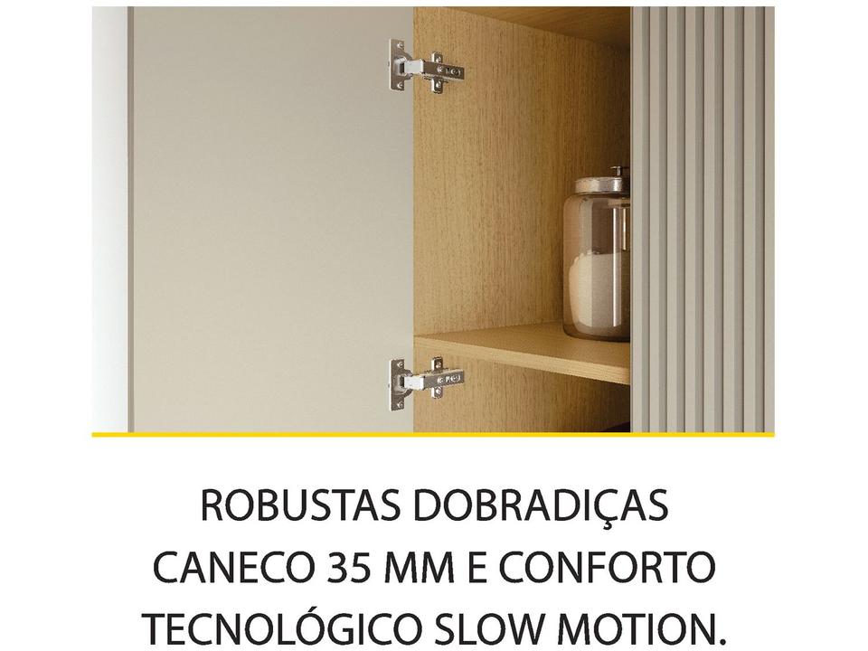 Armário de Cozinha Compacta Nesher Simone Mendes 8 Portas 1 Gavetas 100% MDF - 7