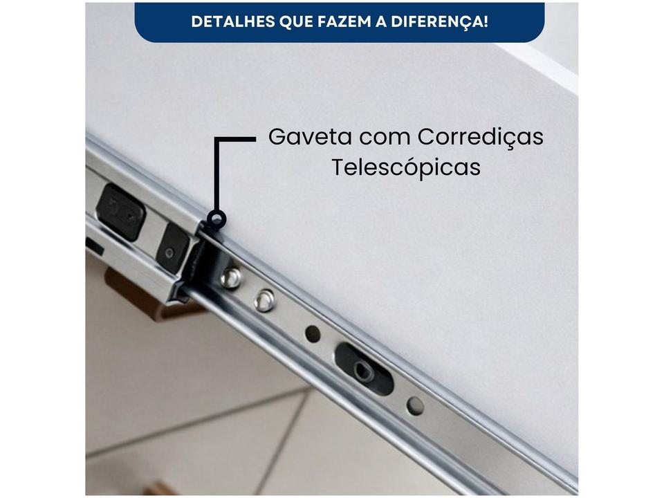Armário de Cozinha Compacta Poliman Móveis Núria 9 Portas 1 Gaveta - 7