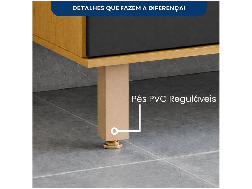 Armário de Cozinha Compacta Poliman Móveis Núria 9 Portas 1 Gaveta - 8