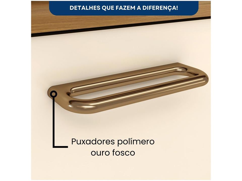 Armário de Cozinha Compacta Poliman Móveis Núria 9 Portas 1 Gaveta - 6