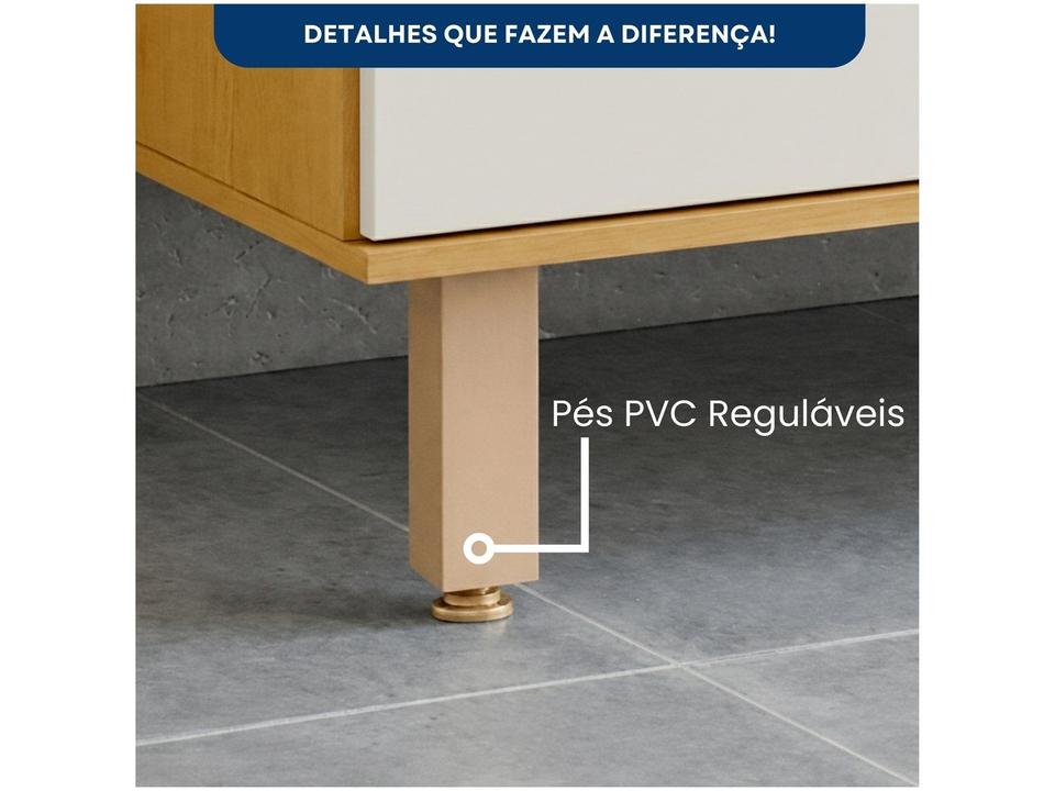 Armário de Cozinha Compacta Poliman Móveis Núria 9 Portas 1 Gaveta - 8