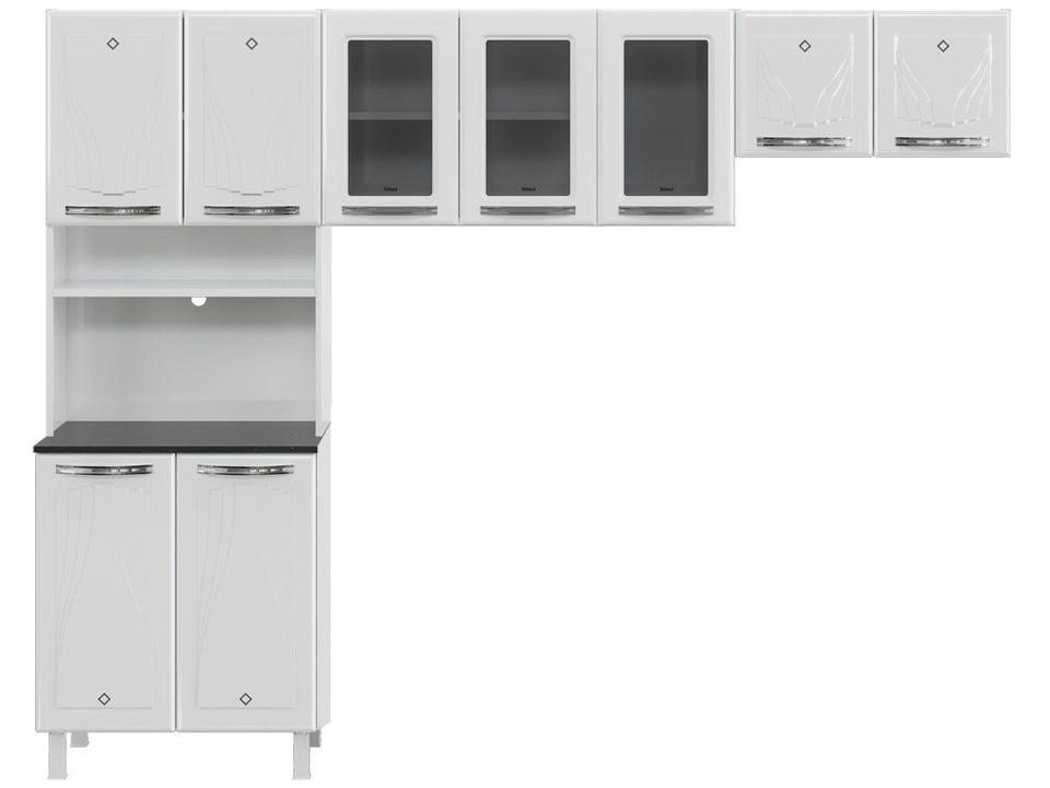 Armário de Cozinha Compacta Telasul Cristal 9 Portas de Aço - 6