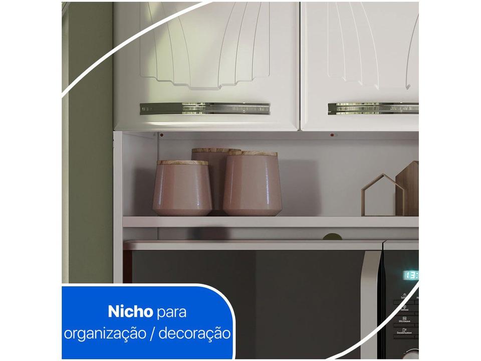 Armário de Cozinha Compacta Telasul Cristal 9 Portas de Aço - 3