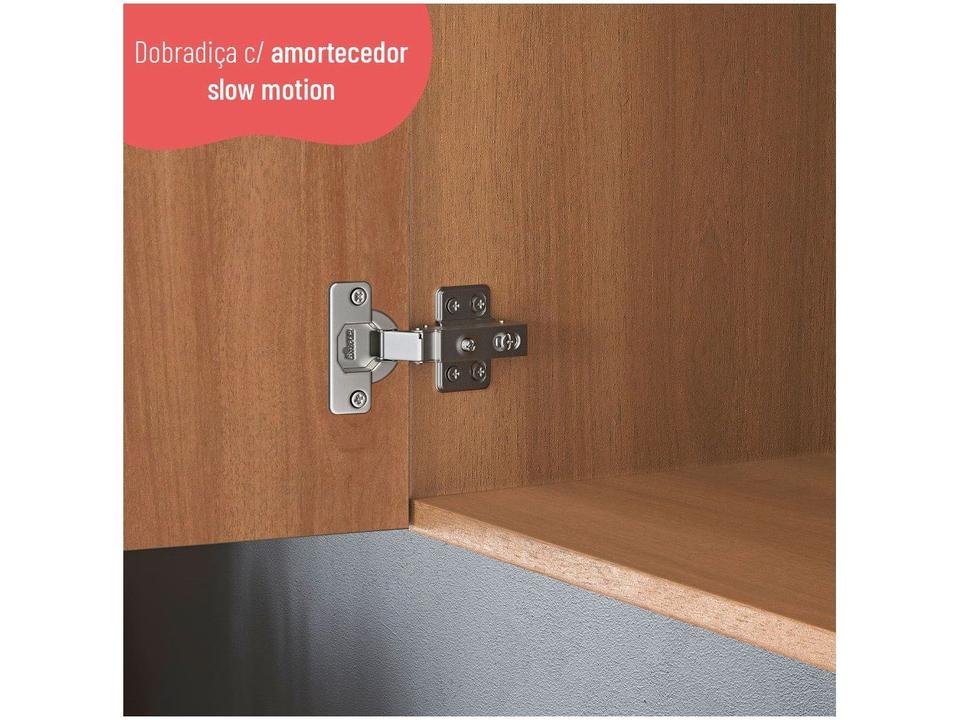 Armário de Cozinha Compacta Telasul Sálvia Nicho para Micro-ondas 8 Portas - 6