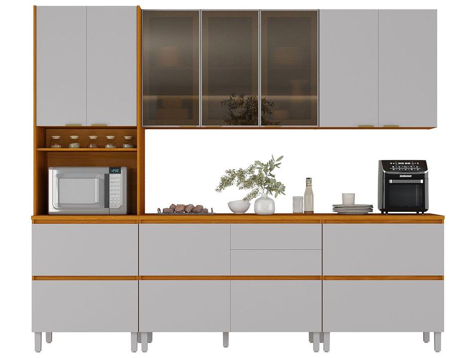 Armário de Cozinha Completa Itatiaia Lumina 14 Portas 2 Gavetas - 8