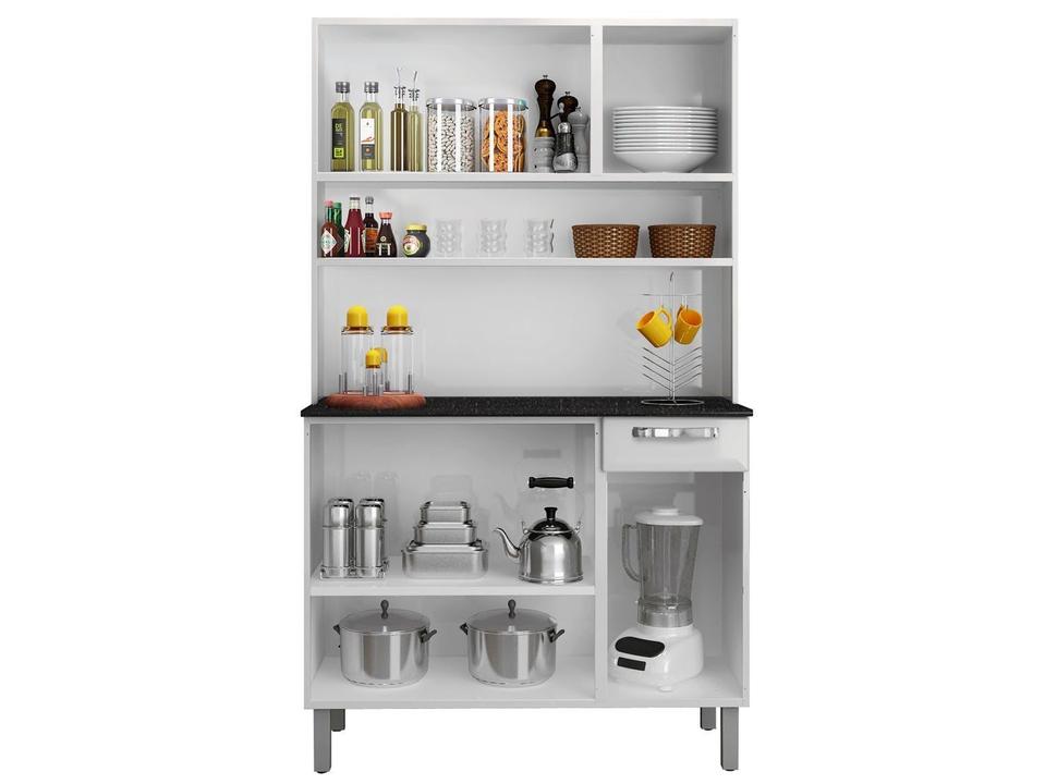 Armário de Cozinha Kit Compacta Itatiaia Rose Aço 6 Portas 1 Gaveta - 4