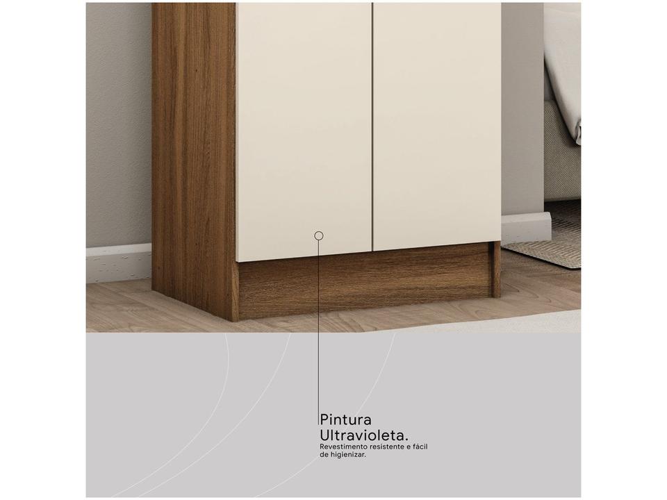 Armário Multiuso 2 Portas 3 Prateleiras Demóbile Viena - 3