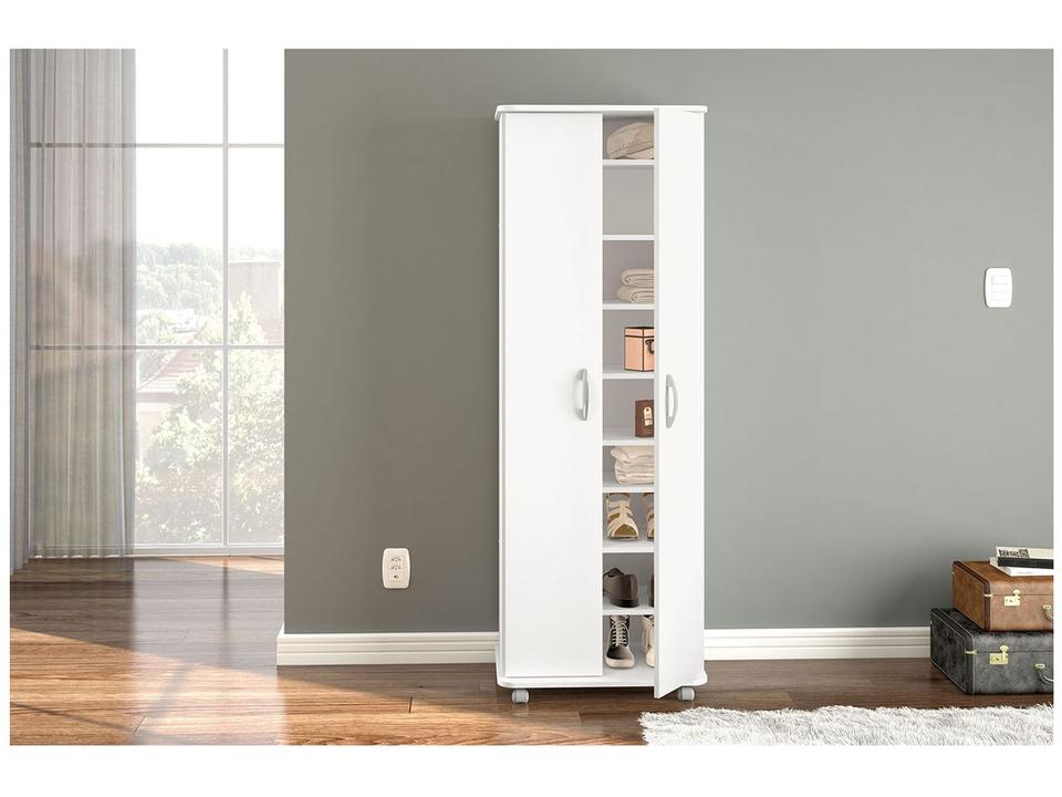 Armário Multiuso 2 Portas 8 Prateleiras - 8