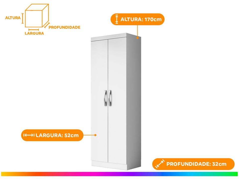 Armário Multiuso 2 Portas Aramóveis New - 1