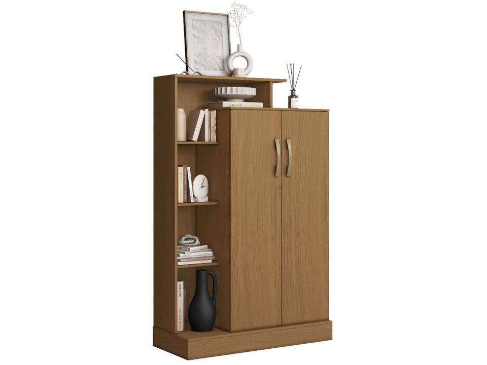 Armário Office Multiuso 2 Portas 7 Prateleiras Aramóveis Florença - 3