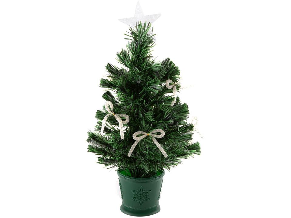 Árvore de Natal Fibra Ótica 60cm com Luzes - 2