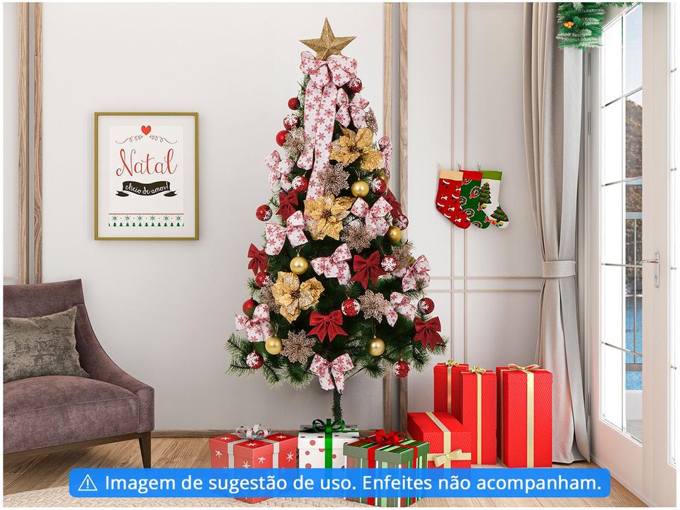 Árvore de Natal Pinheiro 180cm Verde 228 Galhos - 1