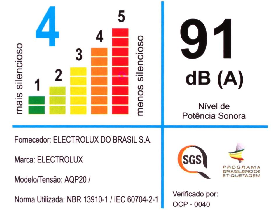 Aspirador Água e Pó Electrolux 1400W Sopro 11L AQP20 - 15