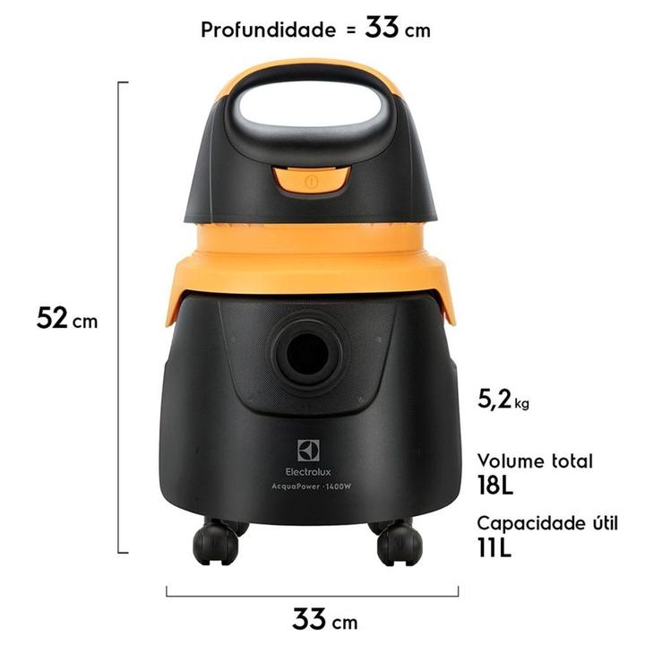 Aspirador Água e Pó Electrolux 1400W Sopro 11L AQP20 - 1