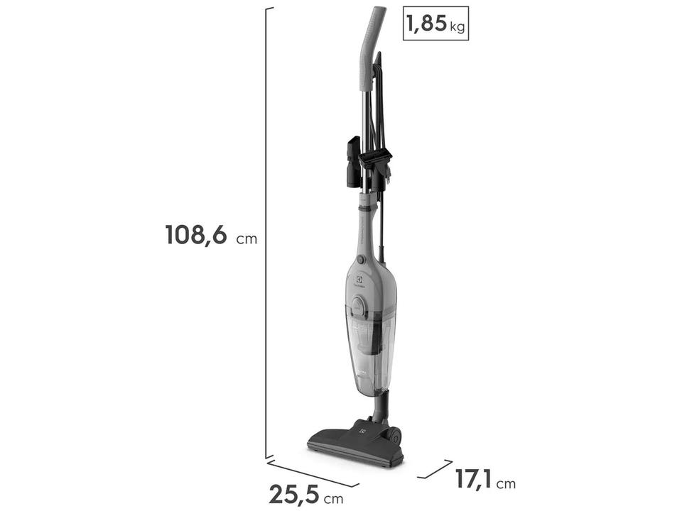 Aspirador de Pó 2 em 1 Electrolux com Filtro HEPA 1500W Cyclonic Power STK16 Cinza - 14