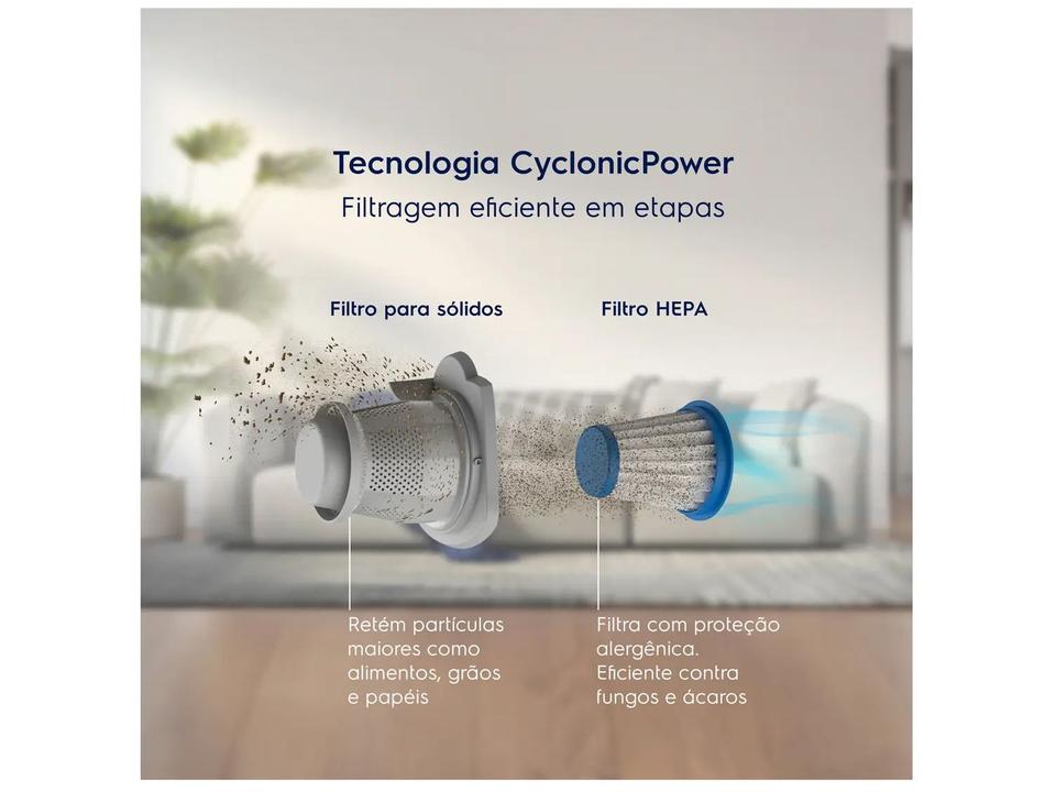 Aspirador de Pó 2 em 1 Electrolux com Filtro HEPA 1500W Cyclonic Power STK16 Cinza - 1