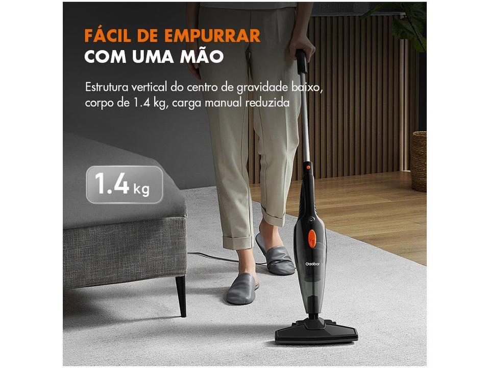 Aspirador de Pó 2 em 1 Gaabor com Filtro HEPA 1000W Smart Sweep Preto - 2