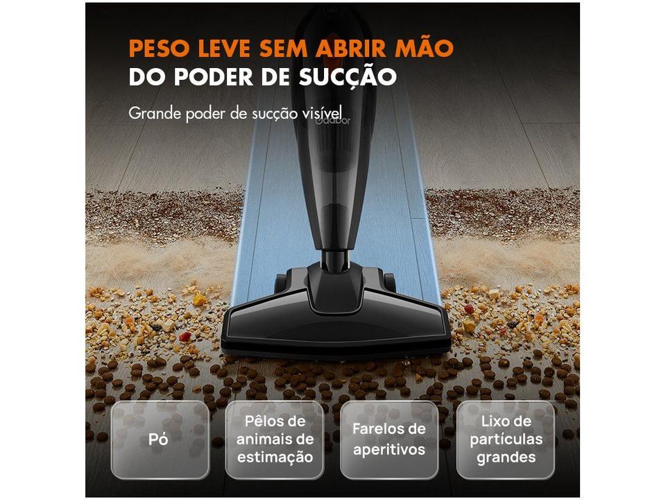 Aspirador de Pó 2 em 1 Gaabor com Filtro HEPA 1000W Smart Sweep Preto - 1