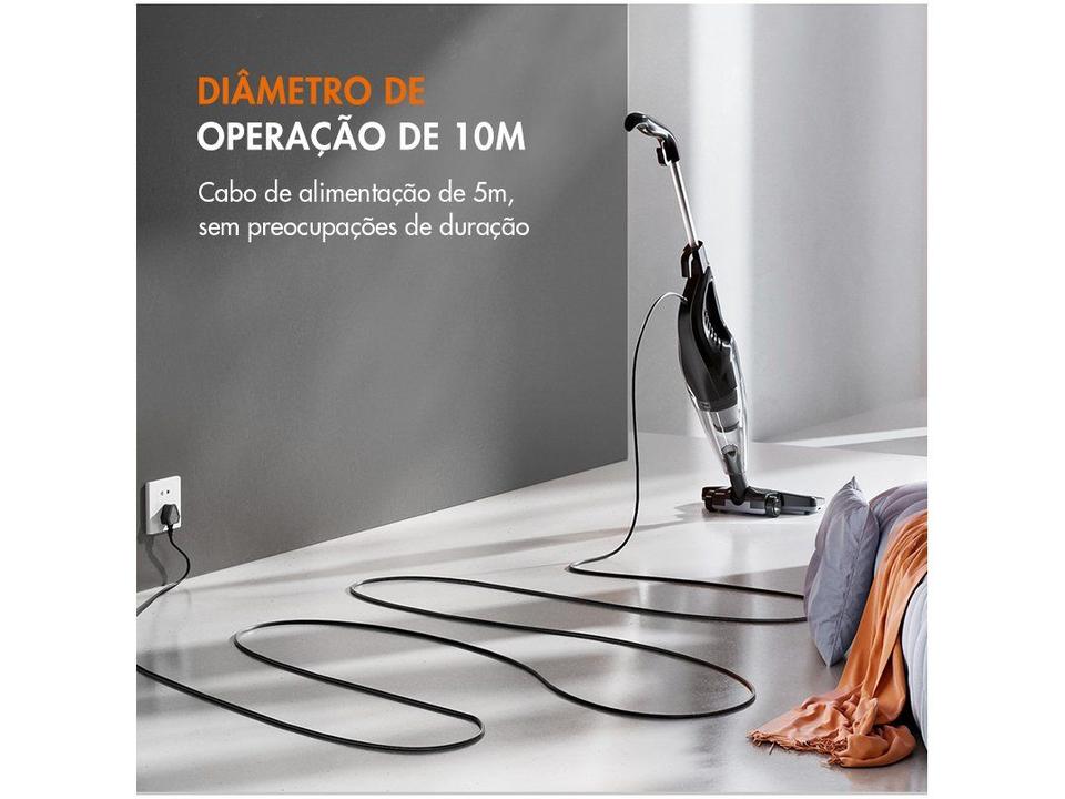 Aspirador de Pó 2 em 1 Gaabor com Filtro HEPA 1000W Smart Sweep Preto - 5