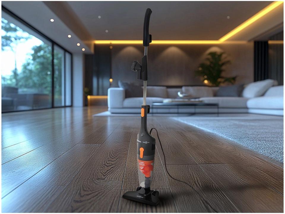 Aspirador de Pó 2 em 1 Mondial 1100W AP-35 Preto e Laranja - 8