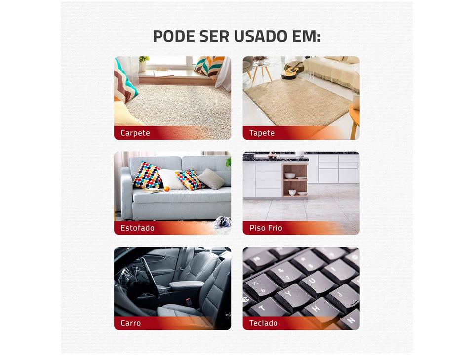 Aspirador de Pó 2 em 1 Mondial 1100W AP-35 Preto e Laranja - 7