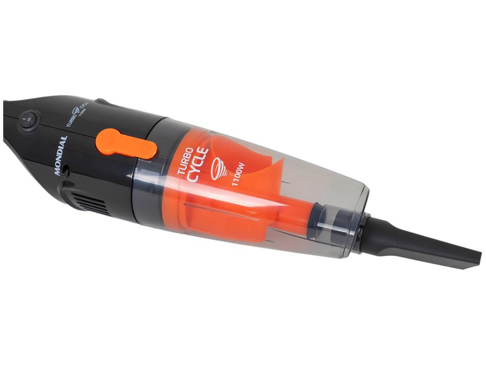 Aspirador de Pó 2 em 1 Mondial 1100W AP-35 Preto e Laranja - 12