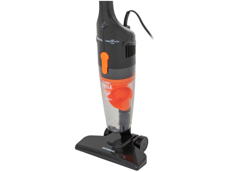 Aspirador de Pó 2 em 1 Mondial 1100W AP-35 Preto e Laranja - 11