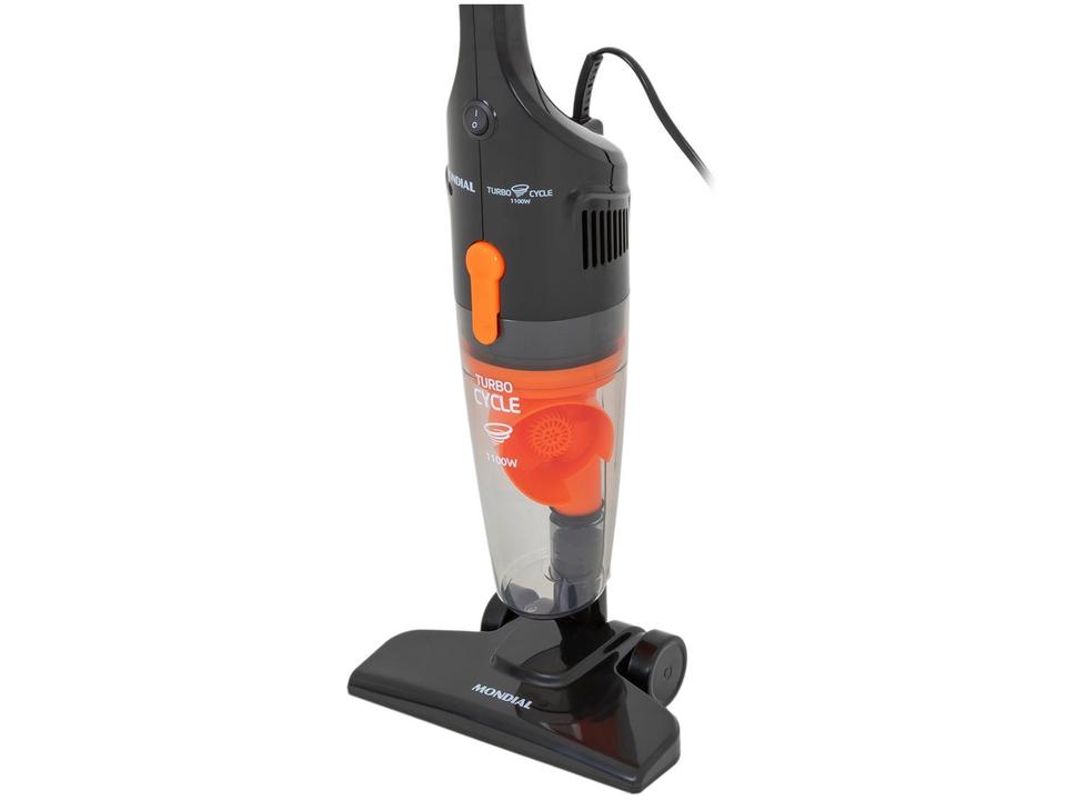 Aspirador de Pó 2 em 1 Mondial 1100W AP-35 Preto e Laranja - 11