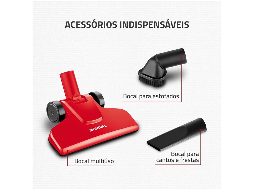 Aspirador de Pó 2 em 1 Mondial 1100W Turbo Cycle - 7
