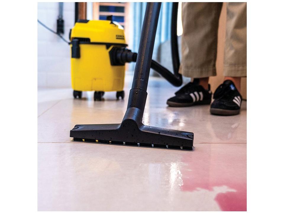 Aspirador de Pó e Água 3 em 1 Kärcher 1500W WDL 1 Amarelo - 2