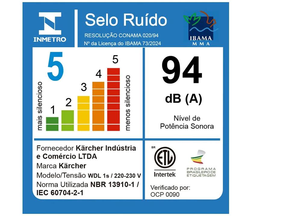Aspirador de Pó e Água 3 em 1 Kärcher com Filtro HEPA 1700W WDL 1S Amarelo - 9