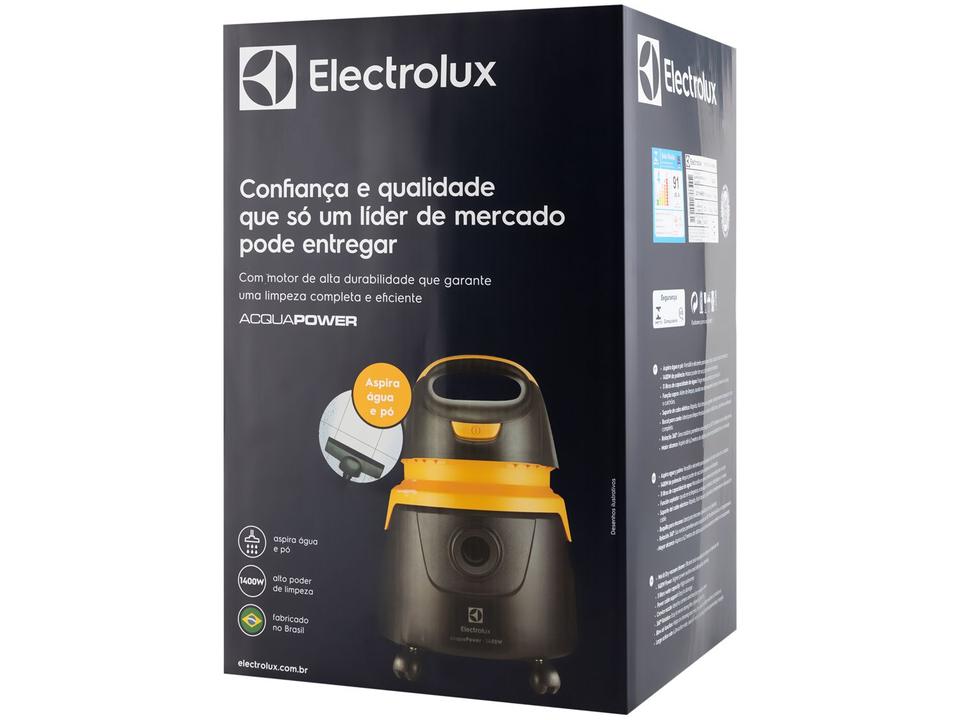 Aspirador de Pó e Água Electrolux 1400W Acqua Power Preto e Amarelo AQP20 - 13