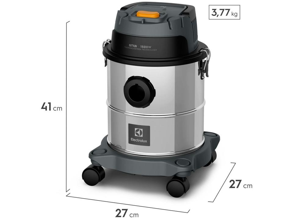 Aspirador de Pó e Água Electrolux 1500W GT12I Prata - 7