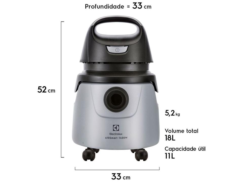 Aspirador de Pó e Água Electrolux com Função Sopro 1400W - 1