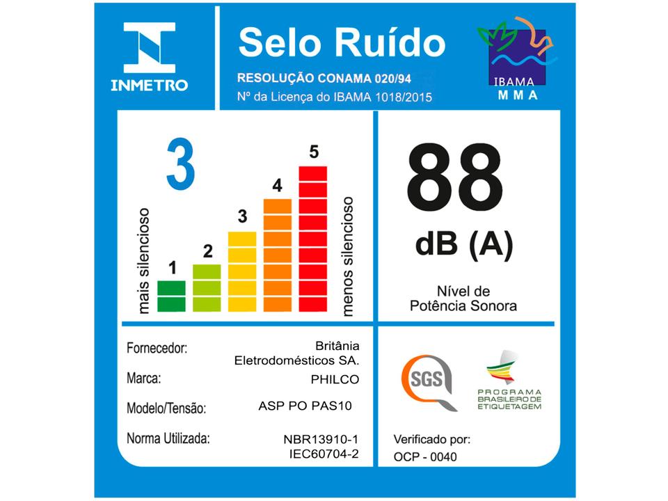 Aspirador de Pó e Água Philco 1000W Pas10 - 7