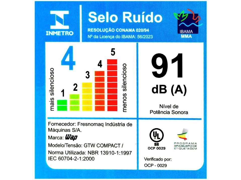 Aspirador de Pó e Água WAP 1400W GTW Compact - 17