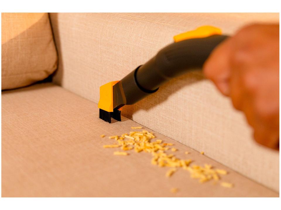 Aspirador de Pó e Água Wap GTW 10 com Porta Acessórios 1400W Amarelo e Preto - 19