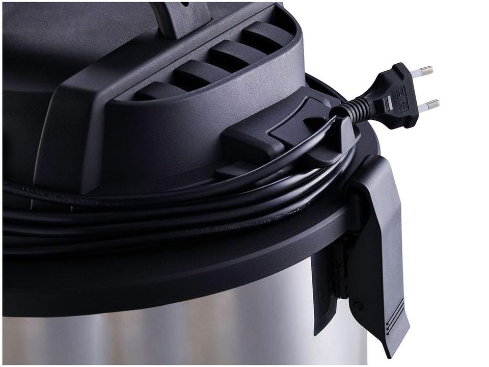 Aspirador de Pó e Água Wap GTW Inox 20 com Porta Acessórios 1600W Inox e Preto - 7